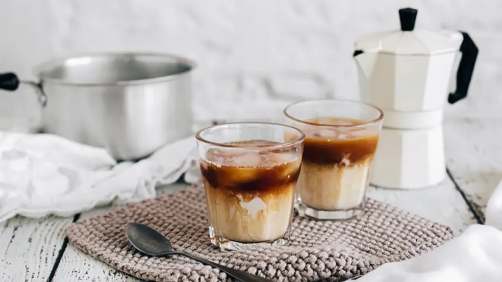 Kokos-vanille ice latte