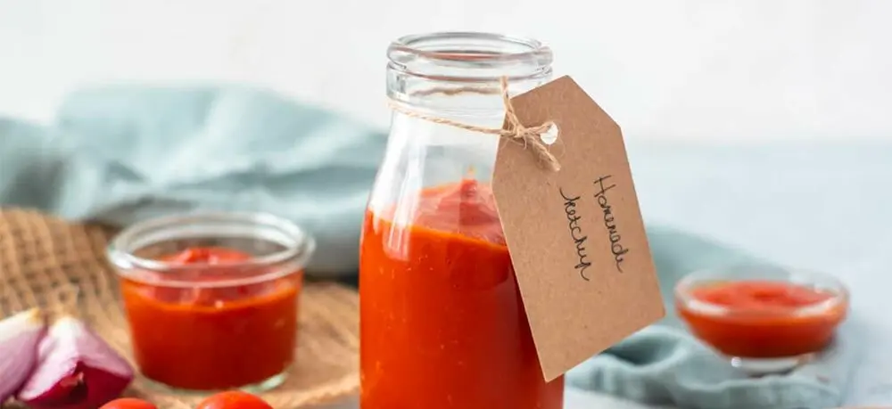 Zelfgemaakte ketchup