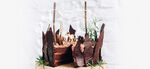Woodland (vegan) chocolate cake