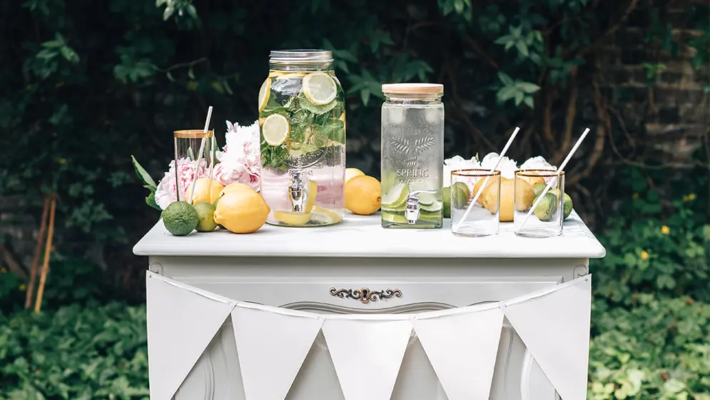 Virgin margarita’s & lemonade stand