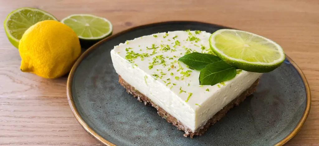 Cheesecake met mojitosmaak (zonder alcohol)