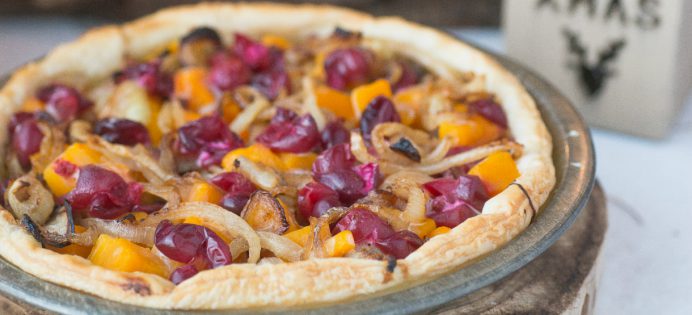 Kerstquiche-groenten-veenbessen
