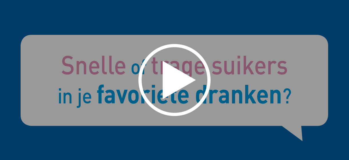 Snelle of trage suikers in je favoriete dranken?